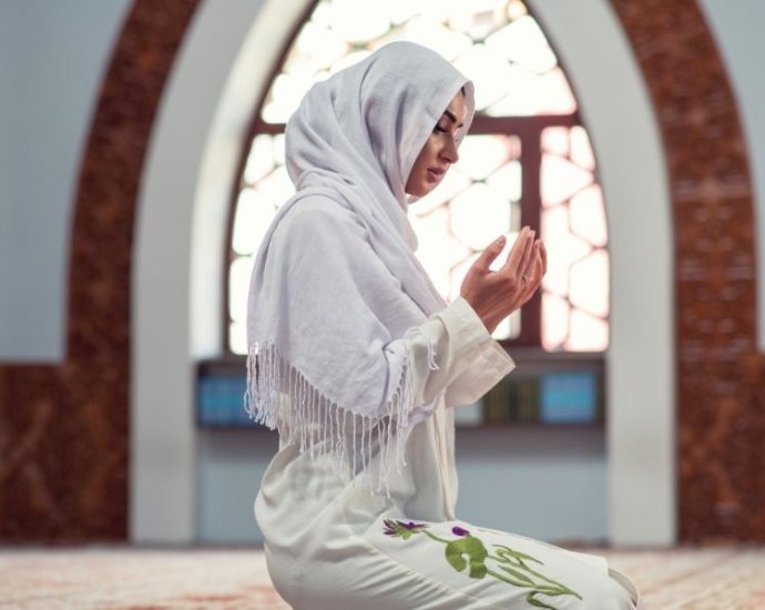 Produksi Jilbab Printing Putih