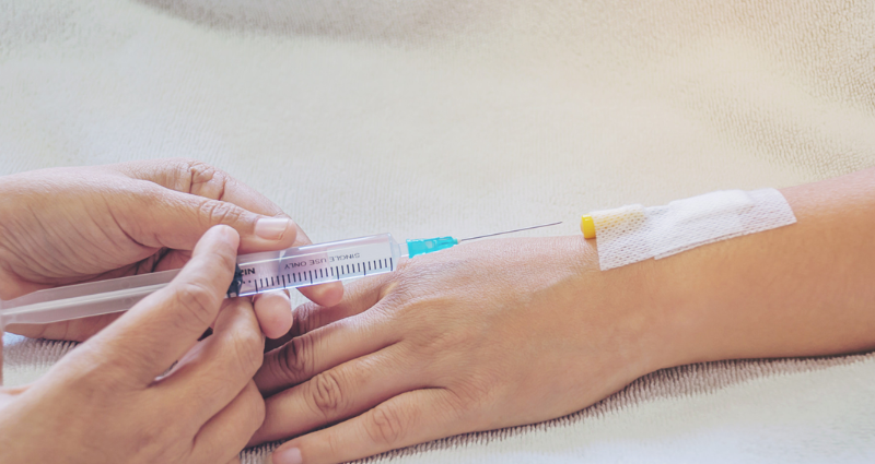 Injecting bali belly medication